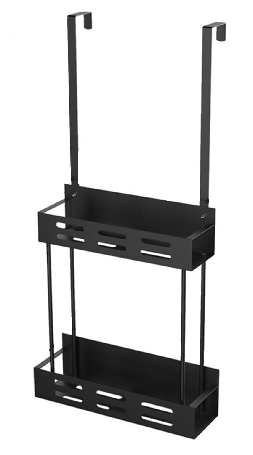 CARLA HOME 2-tier Over the Door Shower Caddy Organizer 62 x 30 x 5 cm with Hooks - SuperSaverAU - view 8