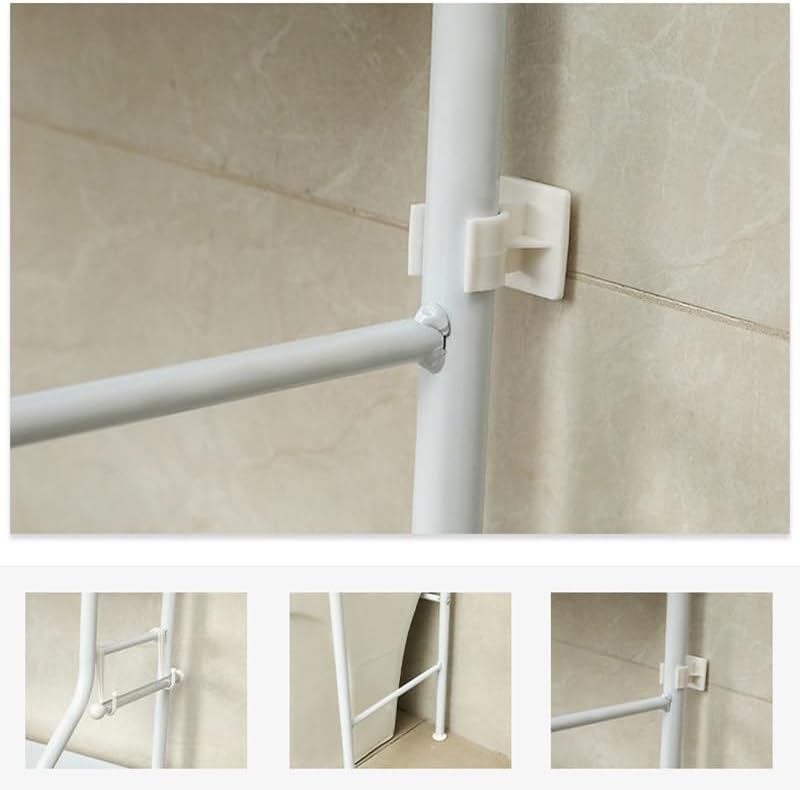 CARLA HOME 3-Tier Storage Rack 25 x 166 x 65 cm for Laundry & Bathroom Essentials - SuperSaverAU - view 6
