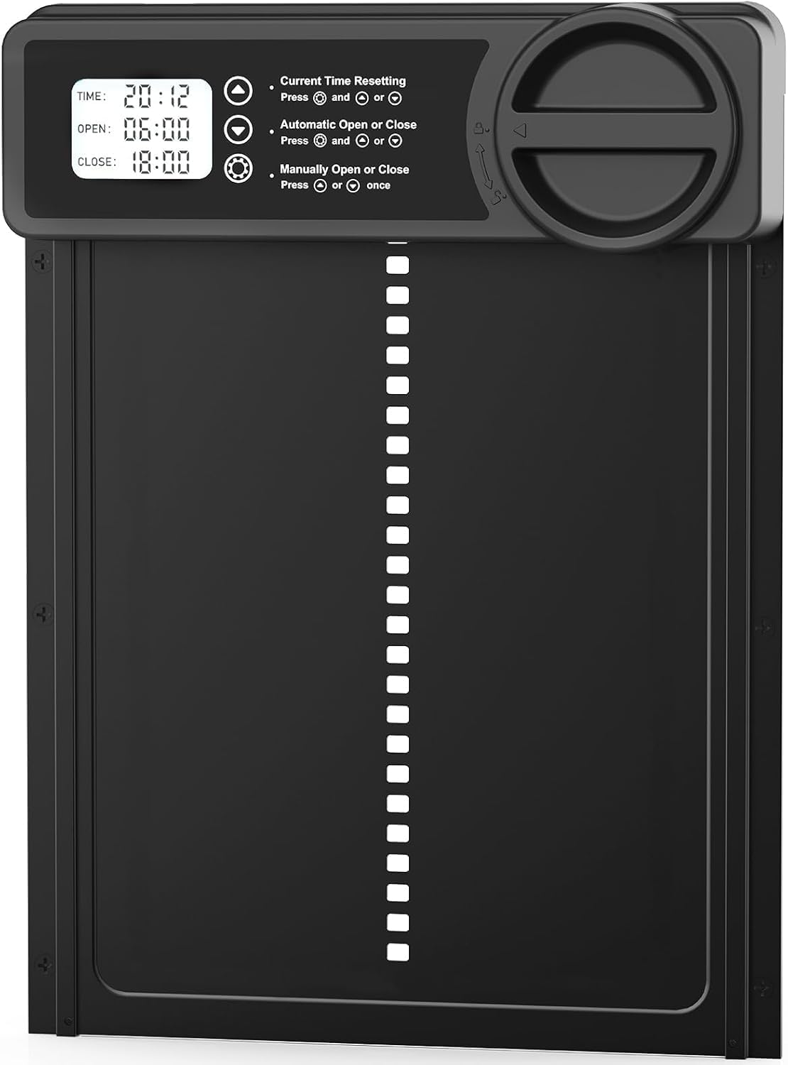 CARLA HOME Automatic Chicken Coop Door Opener – Timer & Anti-Pinch Protection