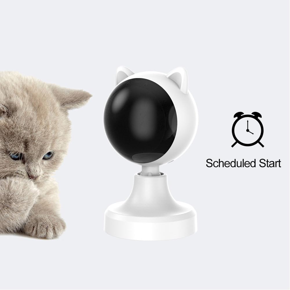 CARLA HOME Interactive Laser Cat Toy with Adjustable Angle & 2 Speeds