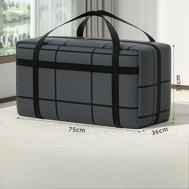 CARLA HOME Extra Large Moving Storage Bags – 180L 4 Pack with Handles