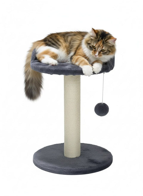 CARLA HOME Cat Tree Tower with Plush Perch & Sisal Scratching Post