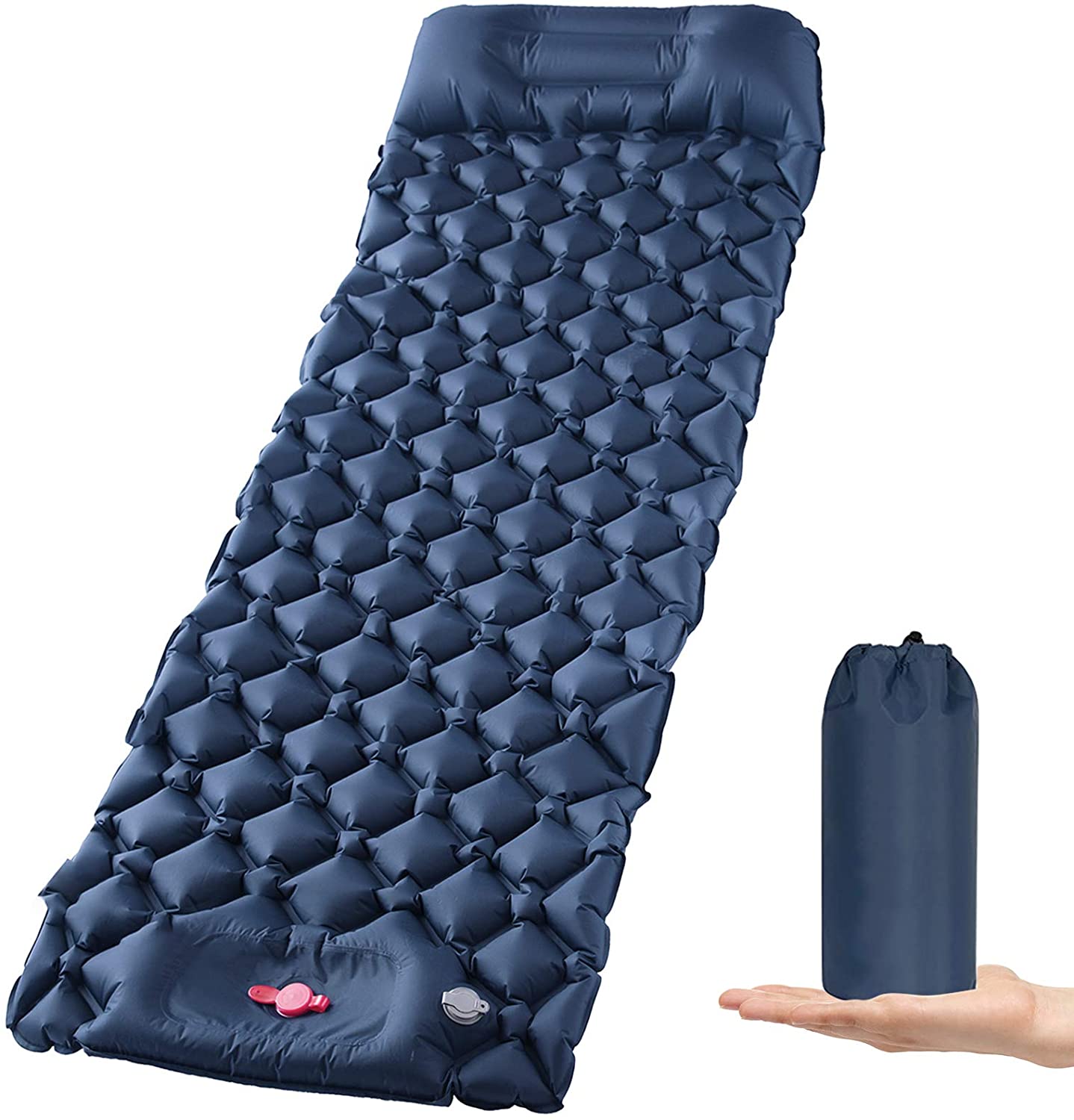 Premium Inflatable Camping Sleeping Pad with Pillow