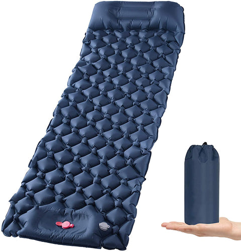 Premium Inflatable Camping Sleeping Pad with Pillow
