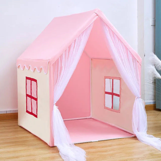 Pink Indoor & Outdoor Baby Tent for Girls Playtime - SuperSaverAU - view 1
