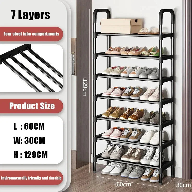 Premium 7-Layer Multi-Function Shoe Rack Space Saver