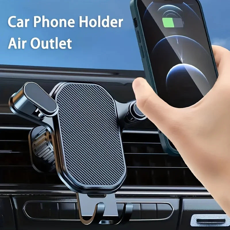 Premium Car Phone Holder Air Vent Clip GPS Mount Stand