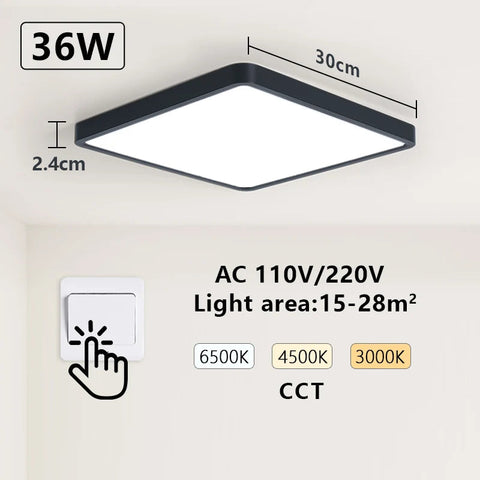 Smart LED Ceiling Lamp Voice Control Alexa - SuperSaverAU - view 1