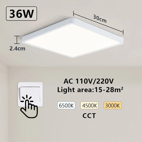 Smart LED Ceiling Lamp: App & Voice Control - SuperSaverAU - view 1