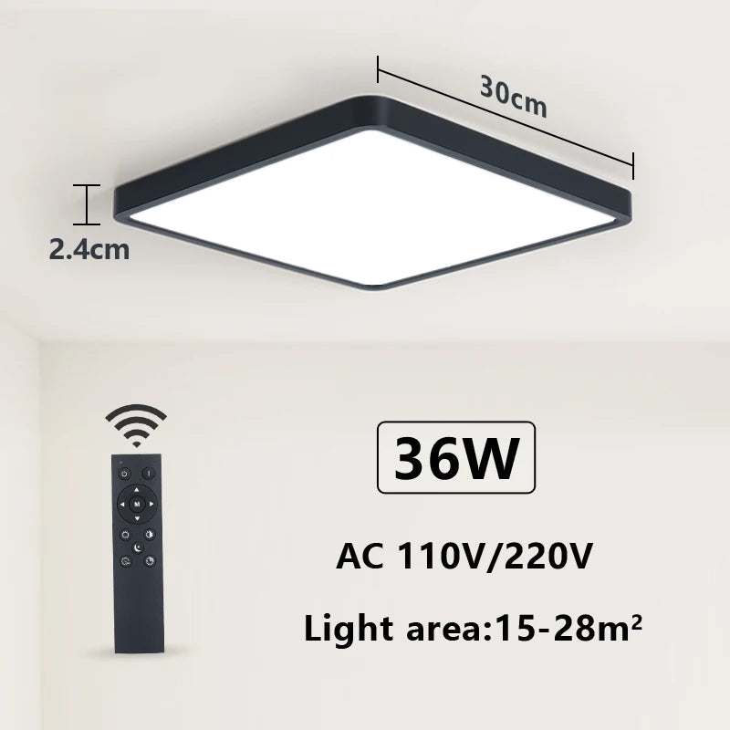 Smart LED Ceiling Lamp Voice Control Alexa - SuperSaverAU - view 1
