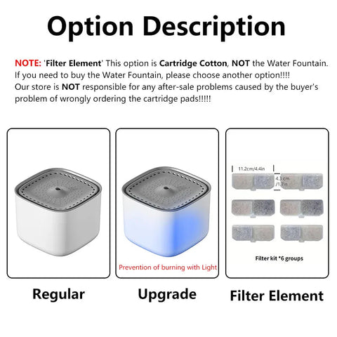 3L Cat Water Fountain USB Powered with Efficient Filtration System - SuperSaverAU - view 1