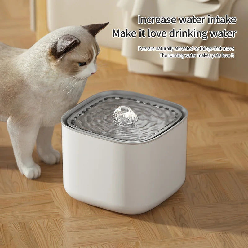 3L Cat Water Fountain USB Powered with Efficient Filtration System - SuperSaverAU - view 3