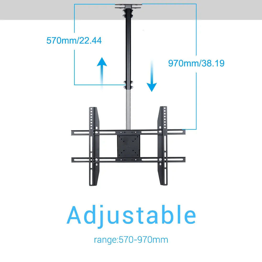Adjustable Ceiling TV Mount for 26-65 Inch LCD LED Screens - SuperSaverAU - view 4