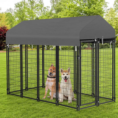 Large Outdoor Dog Kennel 250x120x165cm - Weather-Resistant, Secure, Versatile - SuperSaverAU - view 1
