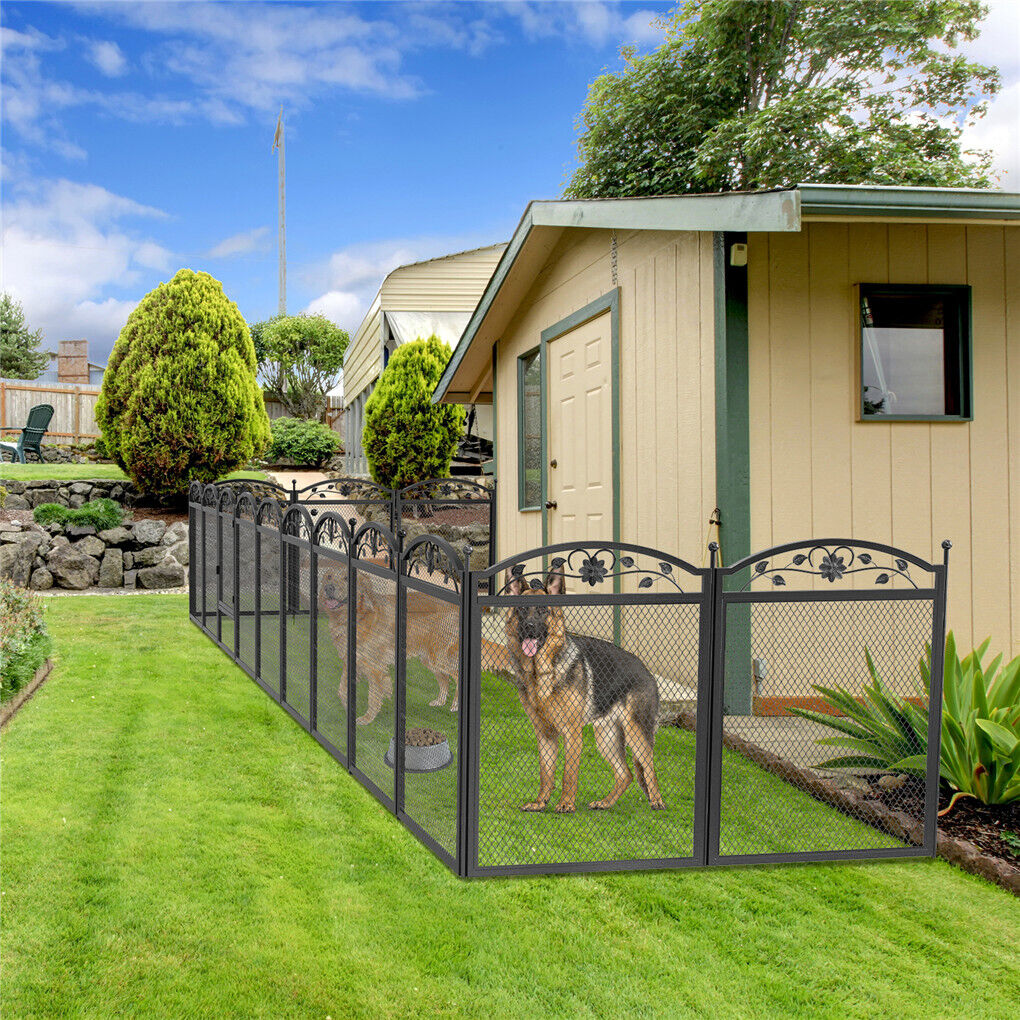 HeavyDuty Metal Dog Playpen 30x30x20 cm with Waterproof Border & Versatile Panels - SuperSaverAU - view 4