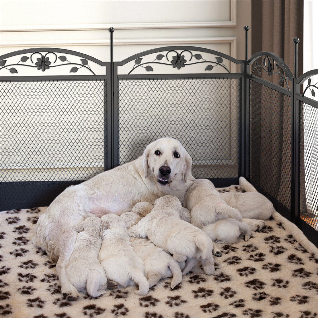 HeavyDuty Metal Dog Playpen 30x30x20 cm with Waterproof Border & Versatile Panels - SuperSaverAU - view 6