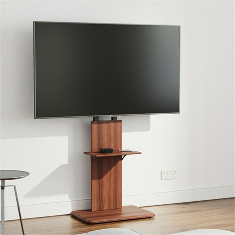 Heavy Duty Adjustable TV Floor Stand Mount 65" Black - SuperSaverAU - view 1
