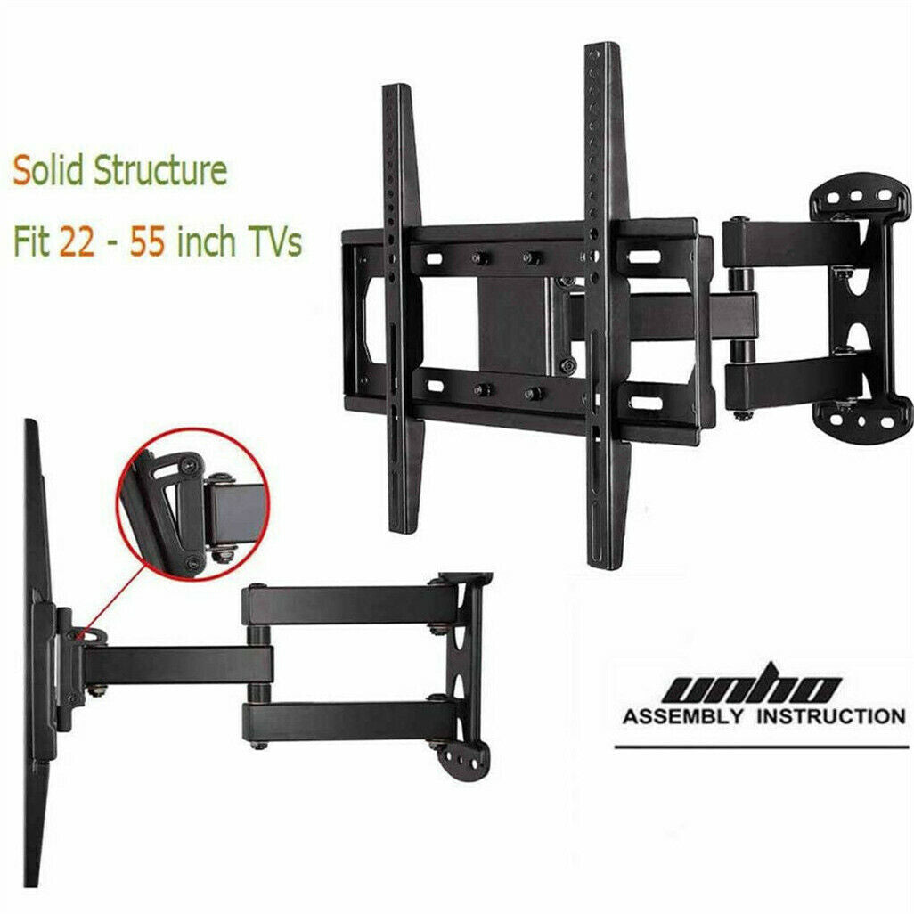 Full Motion TV Wall Mount Bracket for 27-55 inch TVs by Premium - SuperSaverAU - view 6