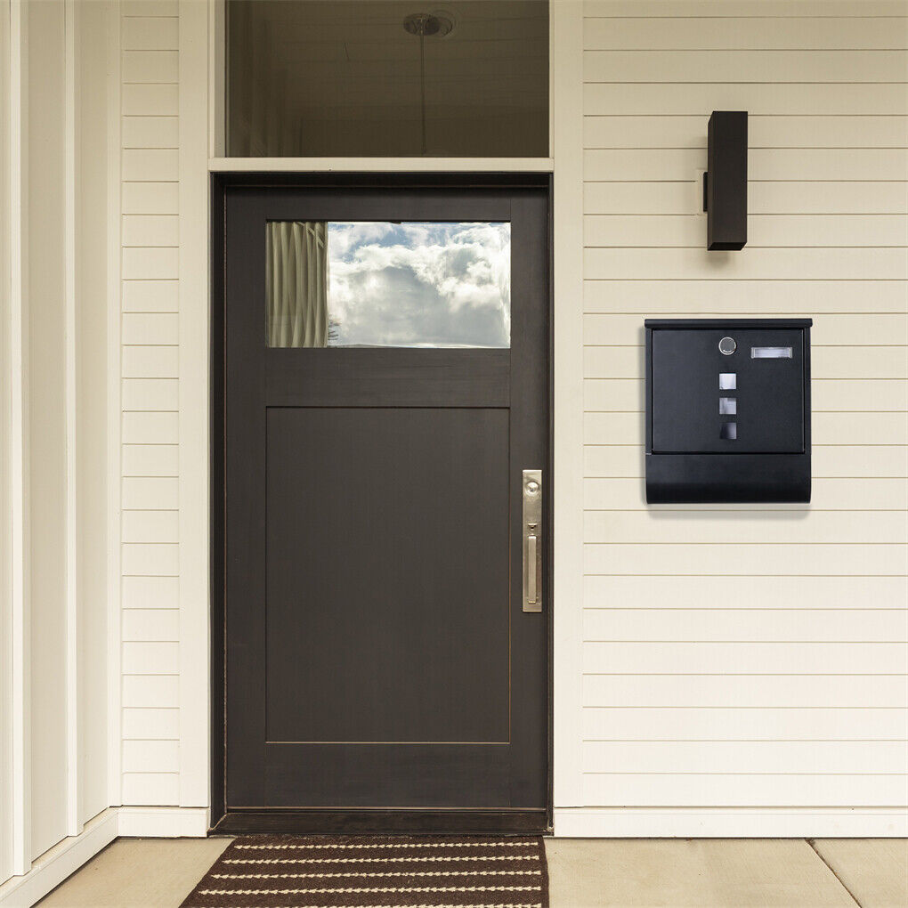 Wall Mounted Lockable Mailbox - Galvanized Steel with Copper Lock - SuperSaverAU - view 9