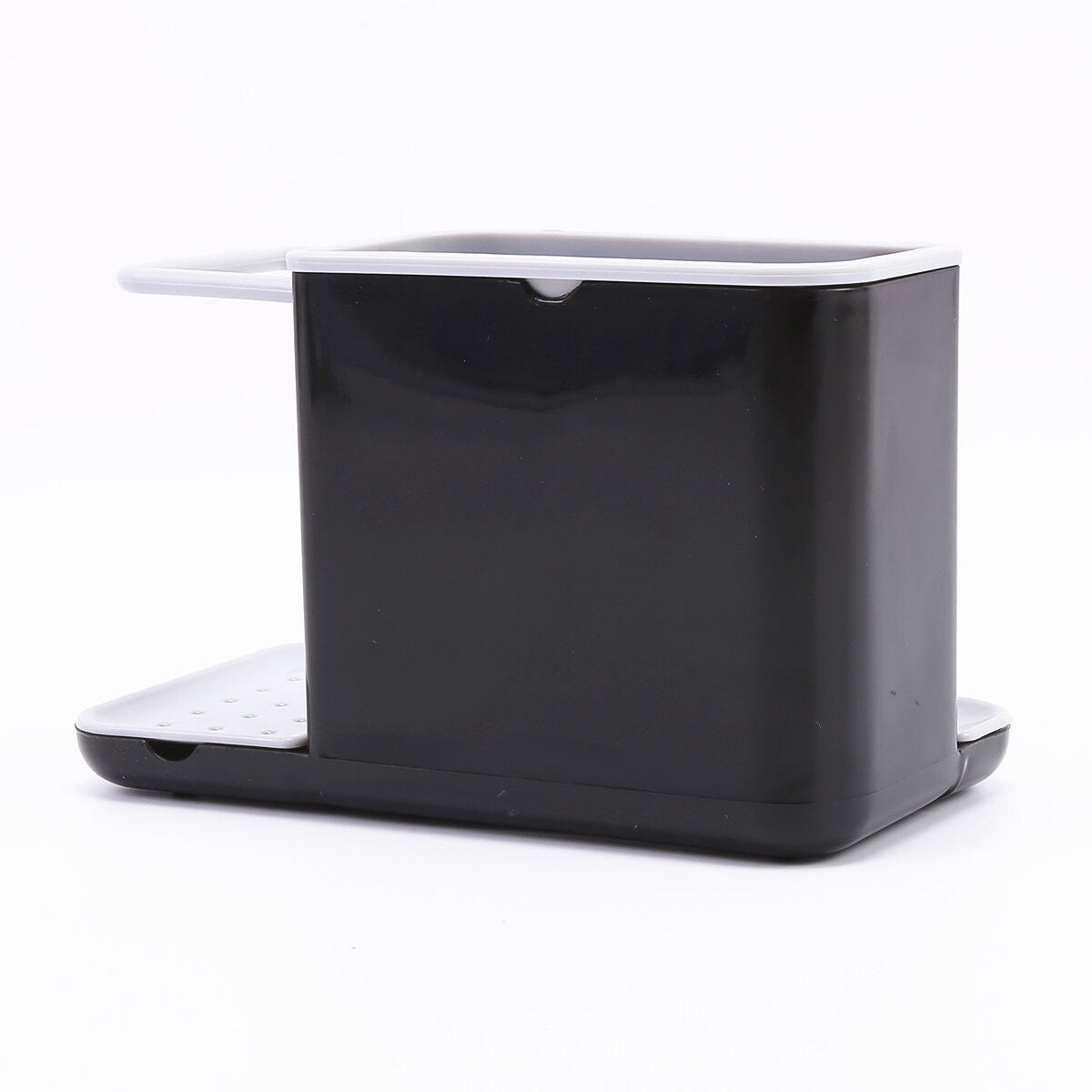 Premium Kitchen Sink Caddy – Black 21cm with Suction Cups