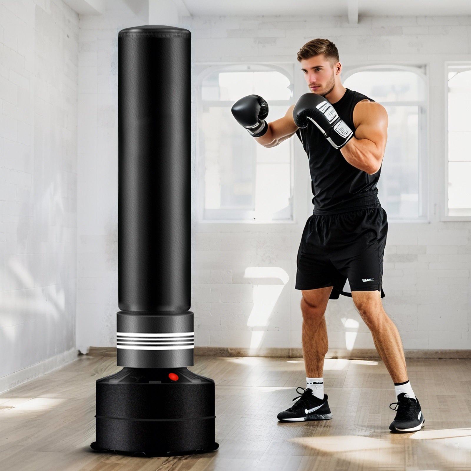 Premium Freestanding Boxing Bag with Fillable Stable Base - 170cm
