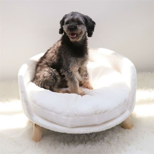 60cm Luxury Round Pet Sofa Bed with Soft Anti-skid Cushion - SuperSaverAU - view 6