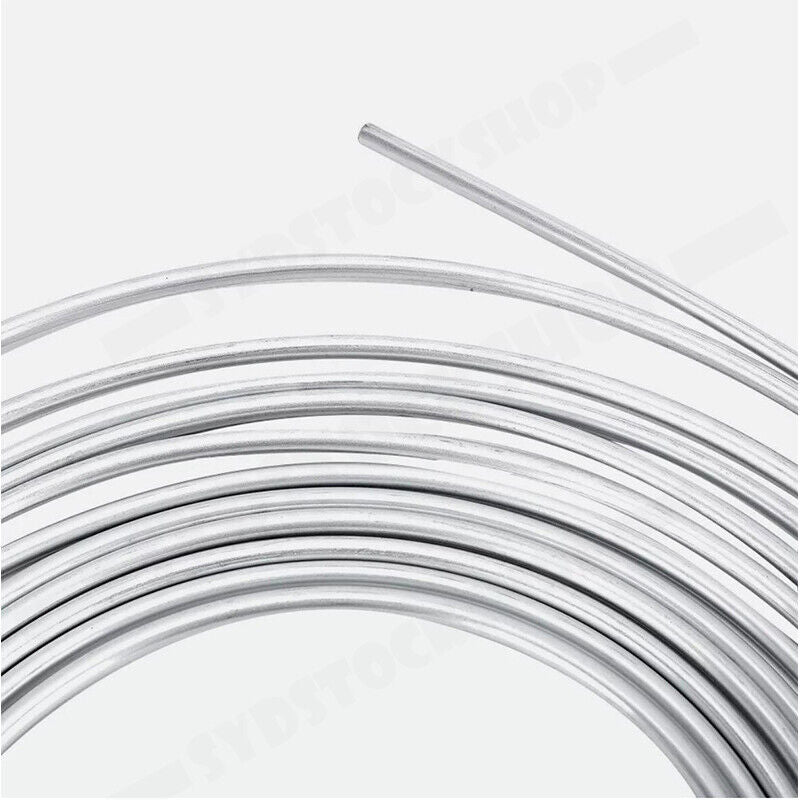 Premium 25ft 3/16in Steel Zinc Brake Line Tubing Kit with 32 Fittings