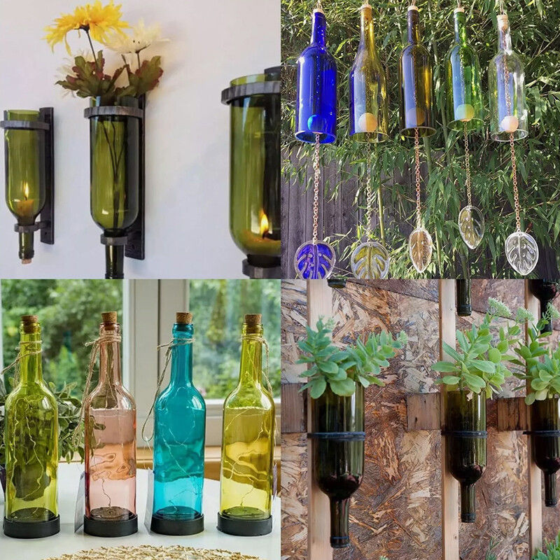 Stainless Steel Glass Bottle Cutter DIY Tool Kit 20x15x25 cm - Precision Cutting, Eco-Friendly - SuperSaverAU - view 3
