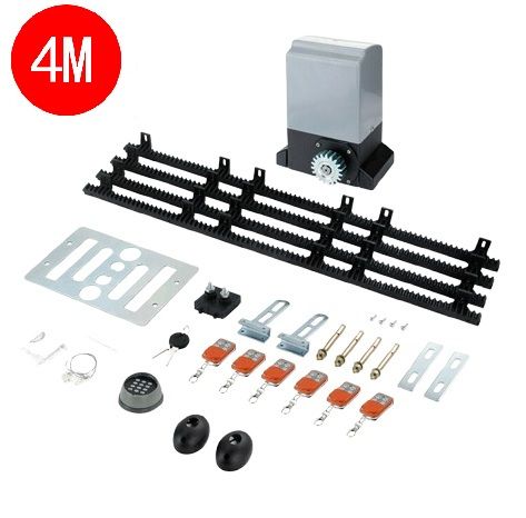 Electric Sliding Gate Opener 550W 0.74HP 4m Kit 2000KG w/ Remote & App Control - SuperSaverAU - view 2