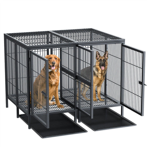 Indoor Dog Kennel Cage Crate for Small Medium Large Dogs - Durable, Easy Clean, Cozy Cover - SuperSaverAU - view 1