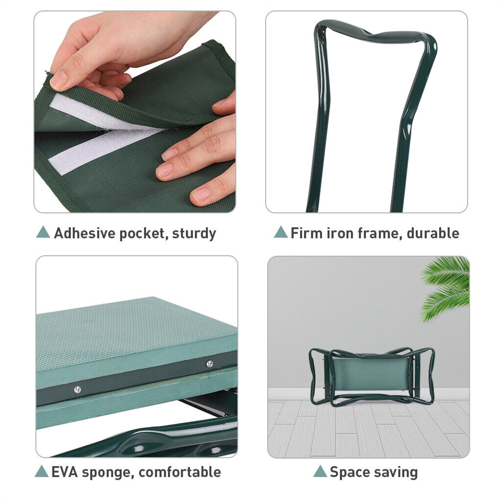XXL Garden Kneeler Seat Stool - 150kg Load Capacity - SuperSaverAU - view 6