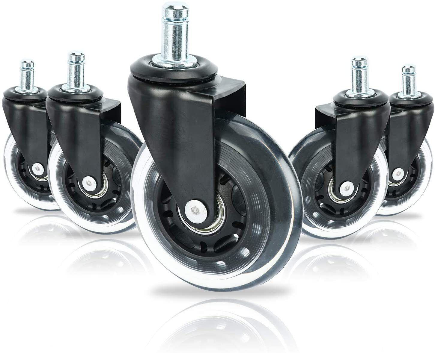 3 Pack Rollerblade Chair Wheels - 7/16 Stem for All Floors - SuperSaverAU - view 1