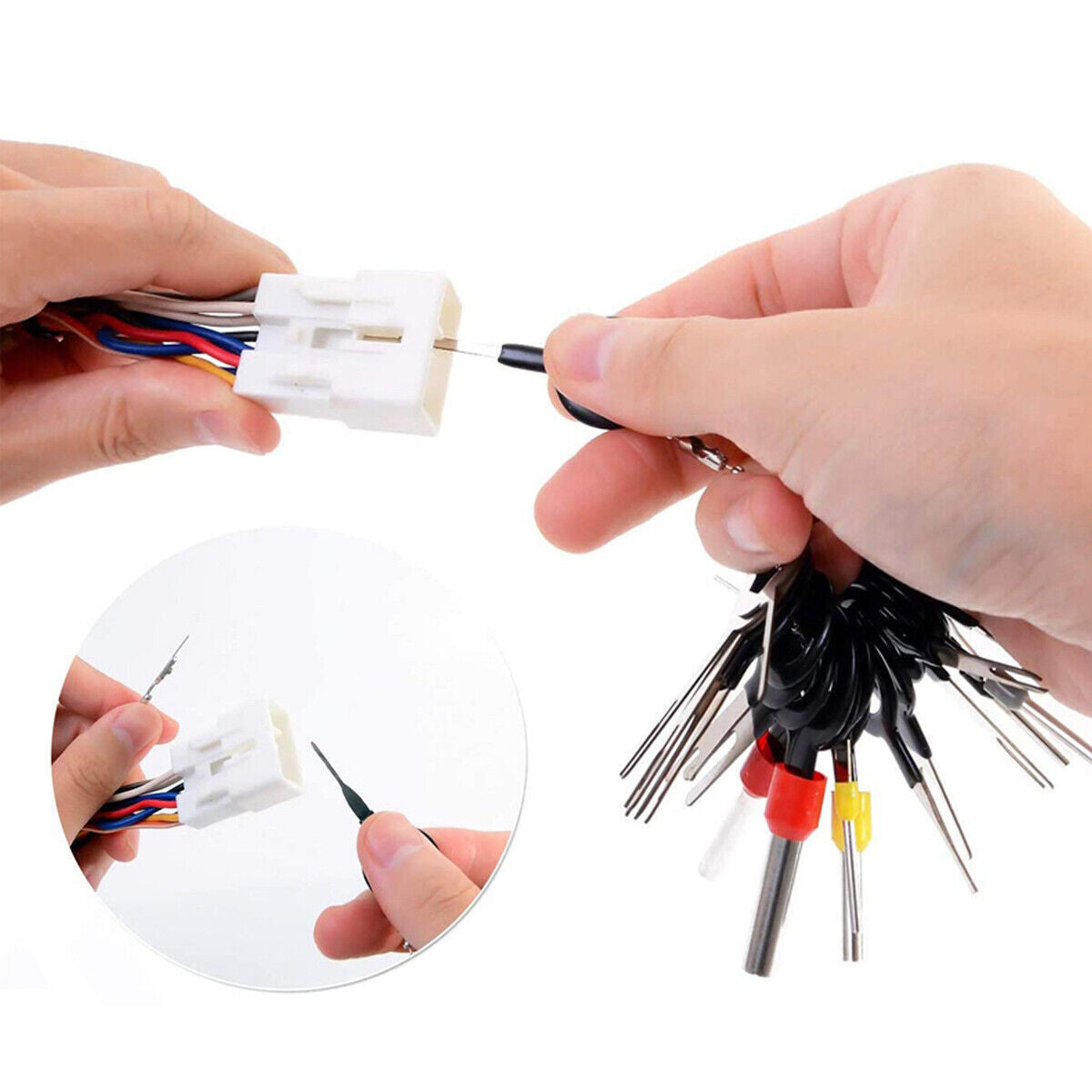 Premium 65 Piece Car Trim Removal Tool Set with Pry Bar Kit