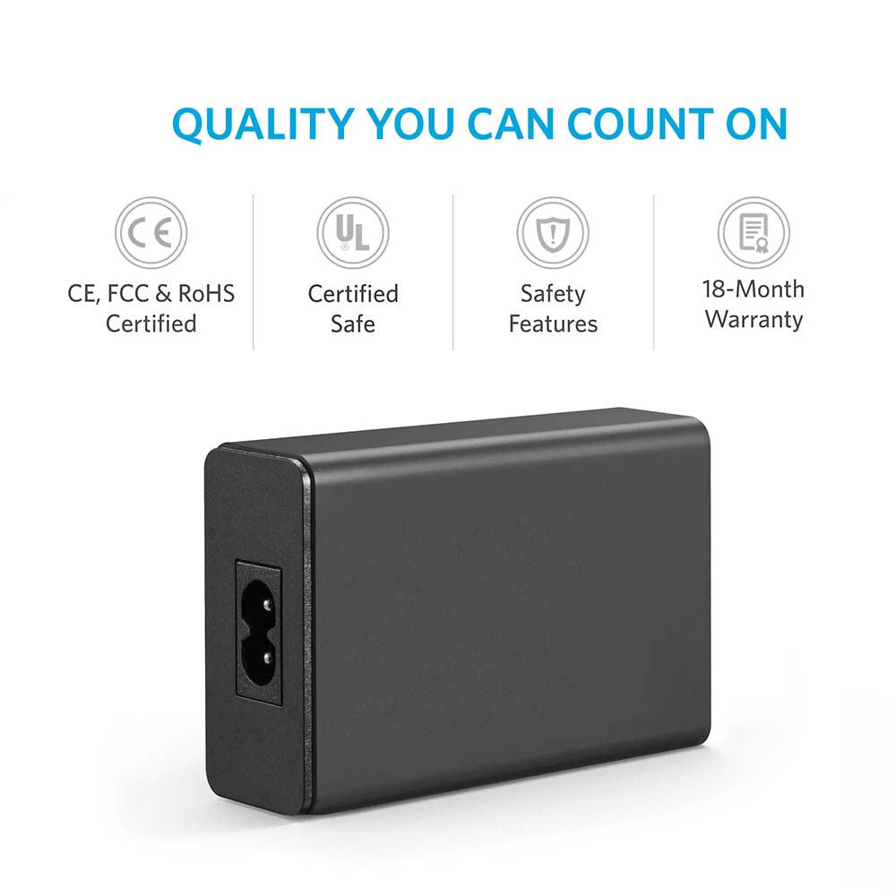 Premium 40W 5 Port USB Wall Charger Fast AC Travel Adapter