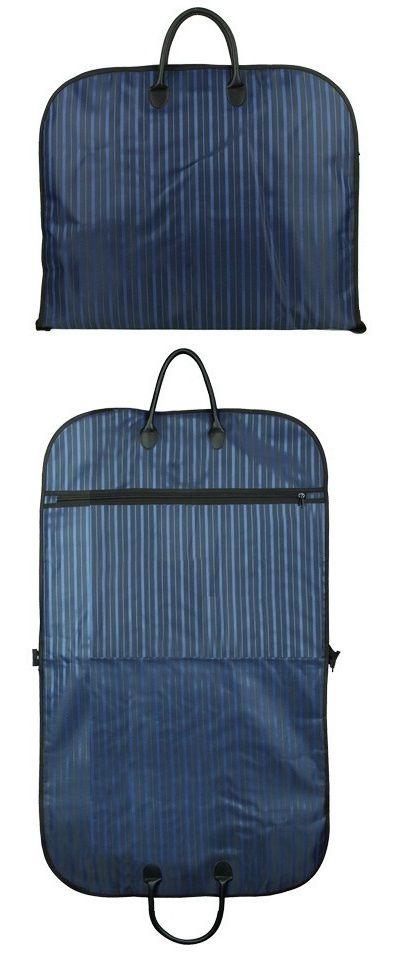 Blue Men Suit Garment Bag 20x15x25 cm Waterproof Dustproof Travel Organizer - SuperSaverAU - view 1