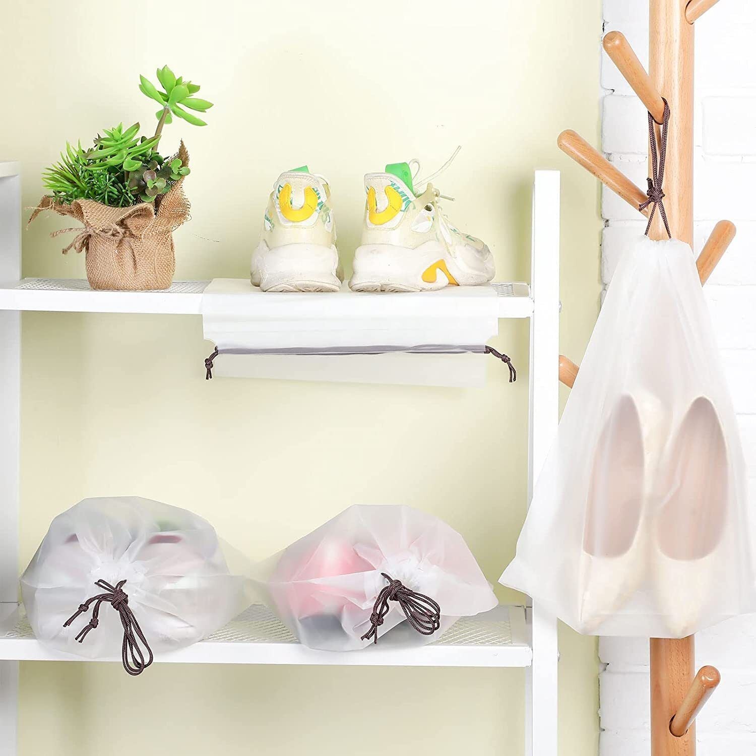 10PCS Travel Shoe Bags - Portable Drawstring Dust Organizer - SuperSaverAU - view 7