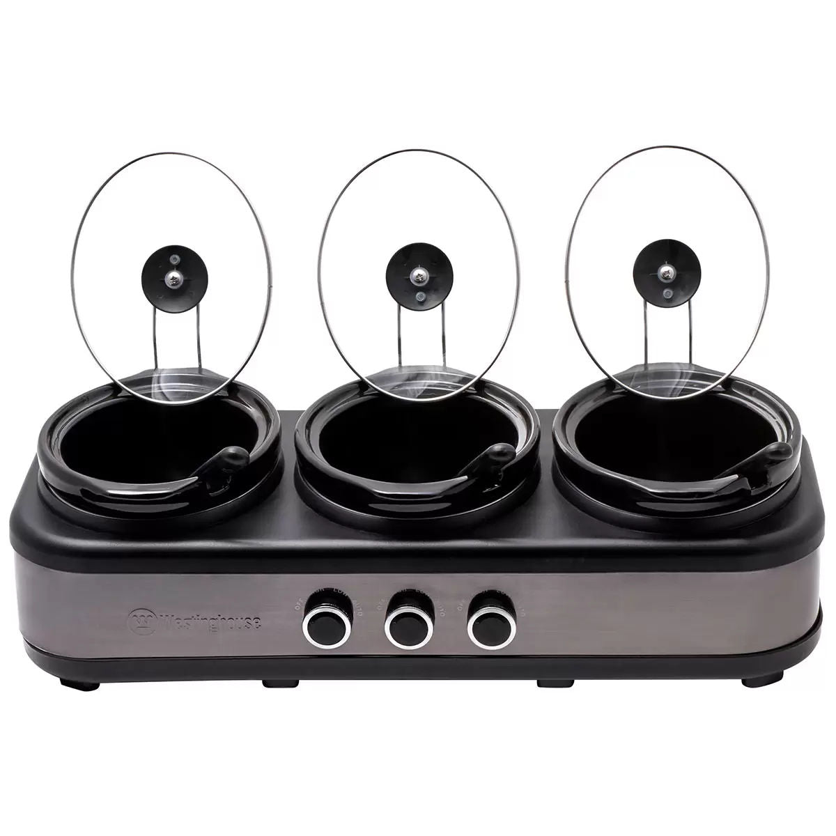 Westinghouse Slow Cooker with 3 x 2.5L Pots - SuperSaverAU - view 1