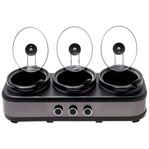 Westinghouse Slow Cooker with 3 x 2.5L Pots - SuperSaverAU - view 1