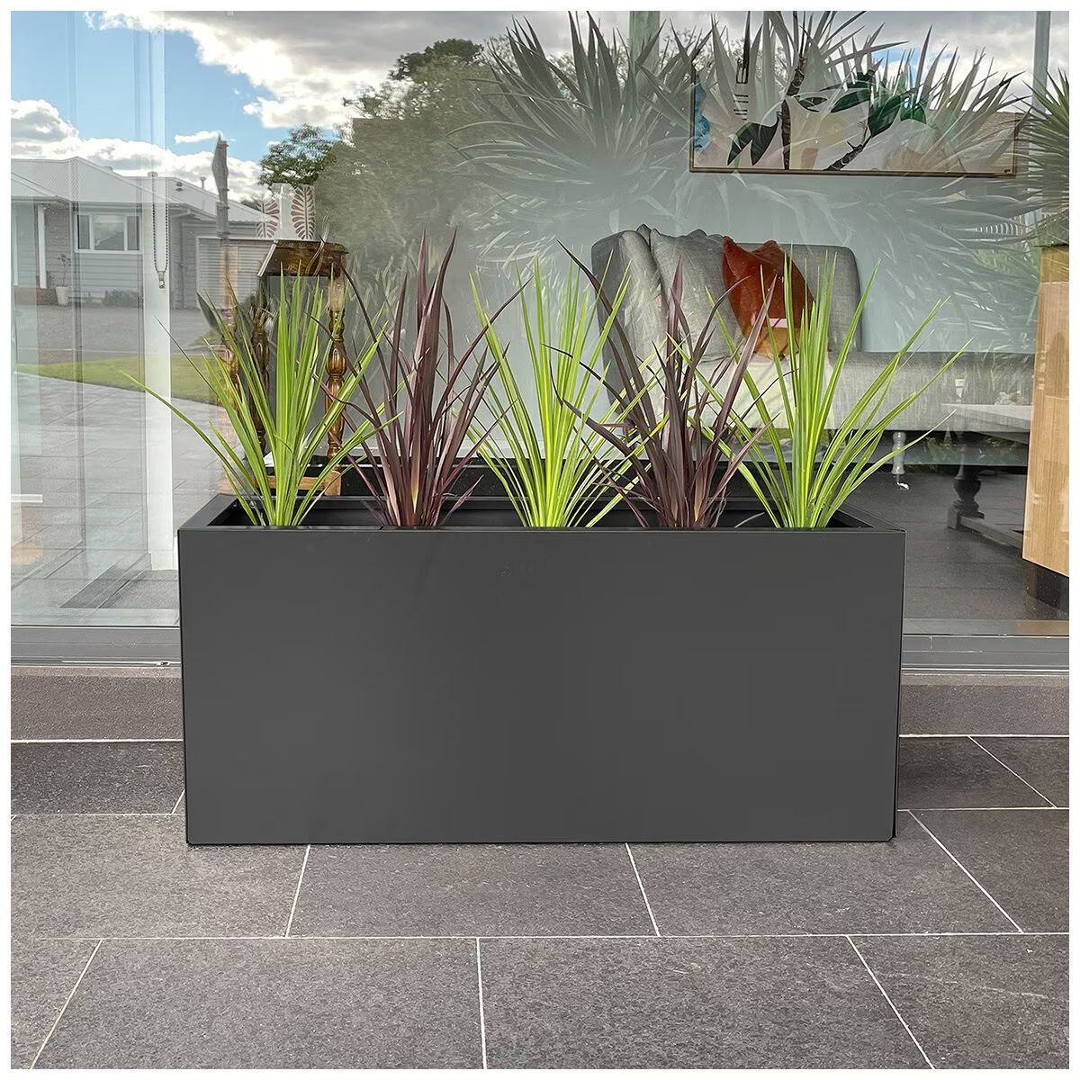 Premium Metal Designer Planter Box 900x340x400mm