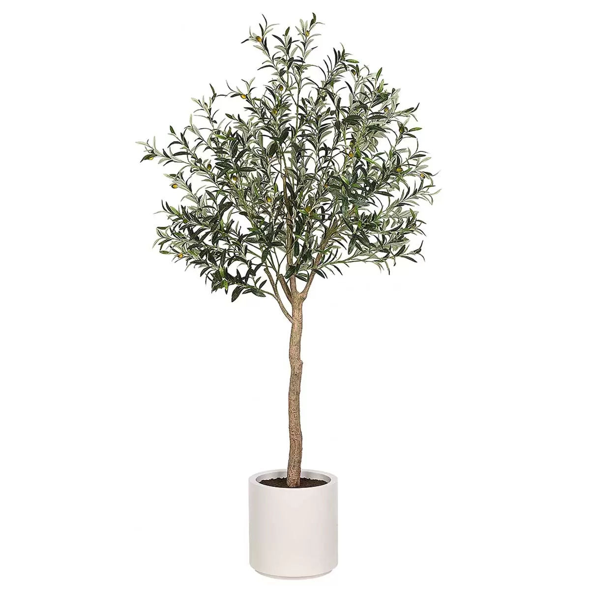 Artificial Olive Tree 2M - Lifelike, No Maintenance, Stylish Planter Included - SuperSaverAU - view 4