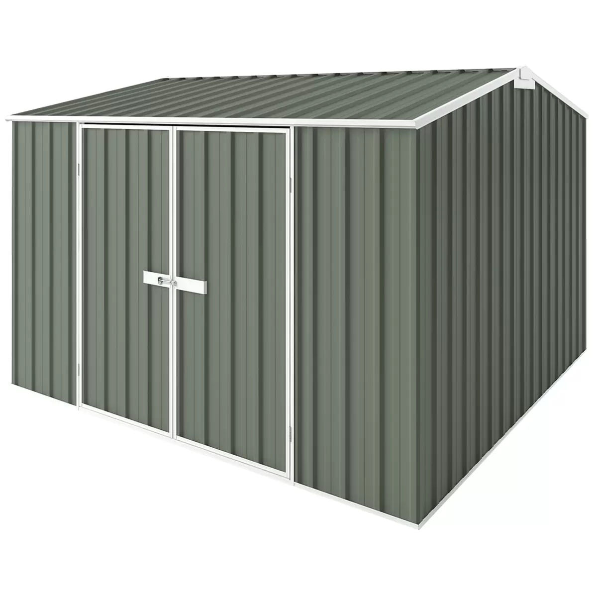 Gable Roof Shed 3 x 3m Mist Green - Spacious, Easy Access, Australian Made - SuperSaverAU - view 1