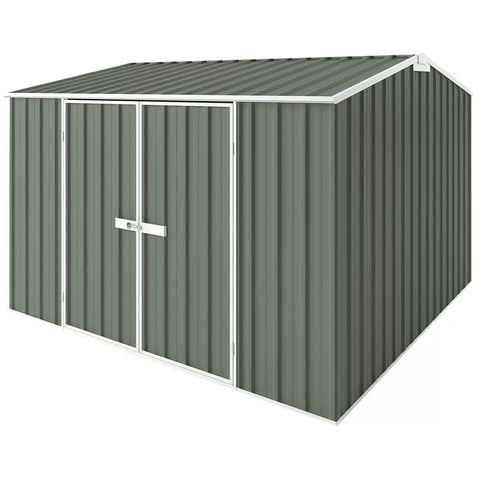 Gable Roof Shed 3 x 3m Mist Green - Spacious, Easy Access, Australian Made - SuperSaverAU - view 1
