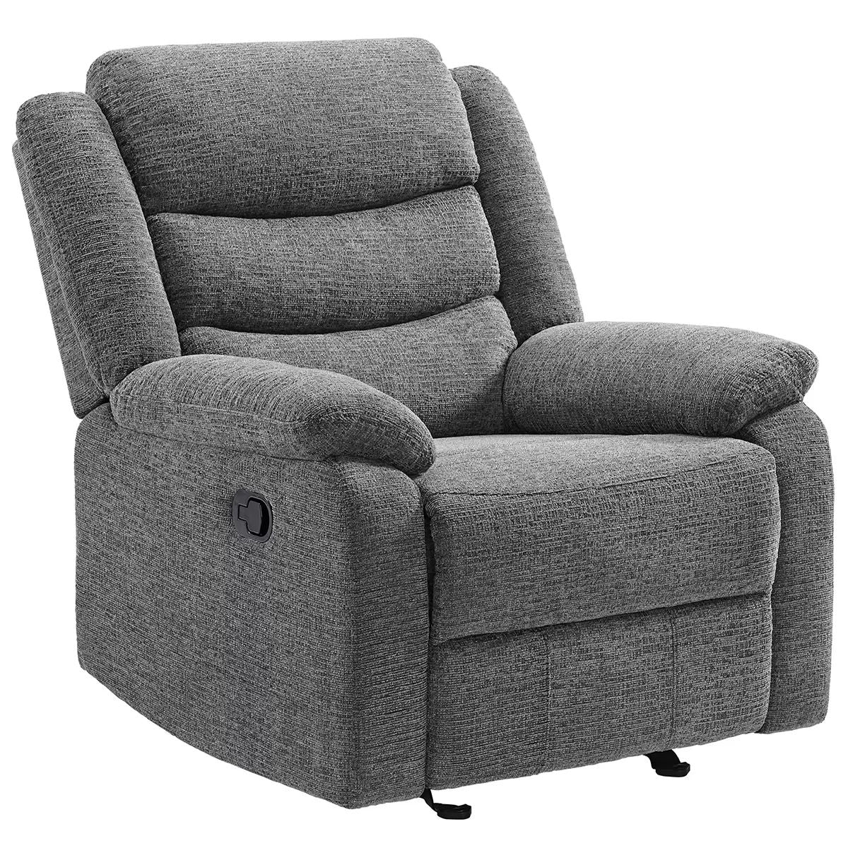 Fabric Glider Recliner - Pocket Coil Cushion & Durable Upholstery - SuperSaverAU - view 4