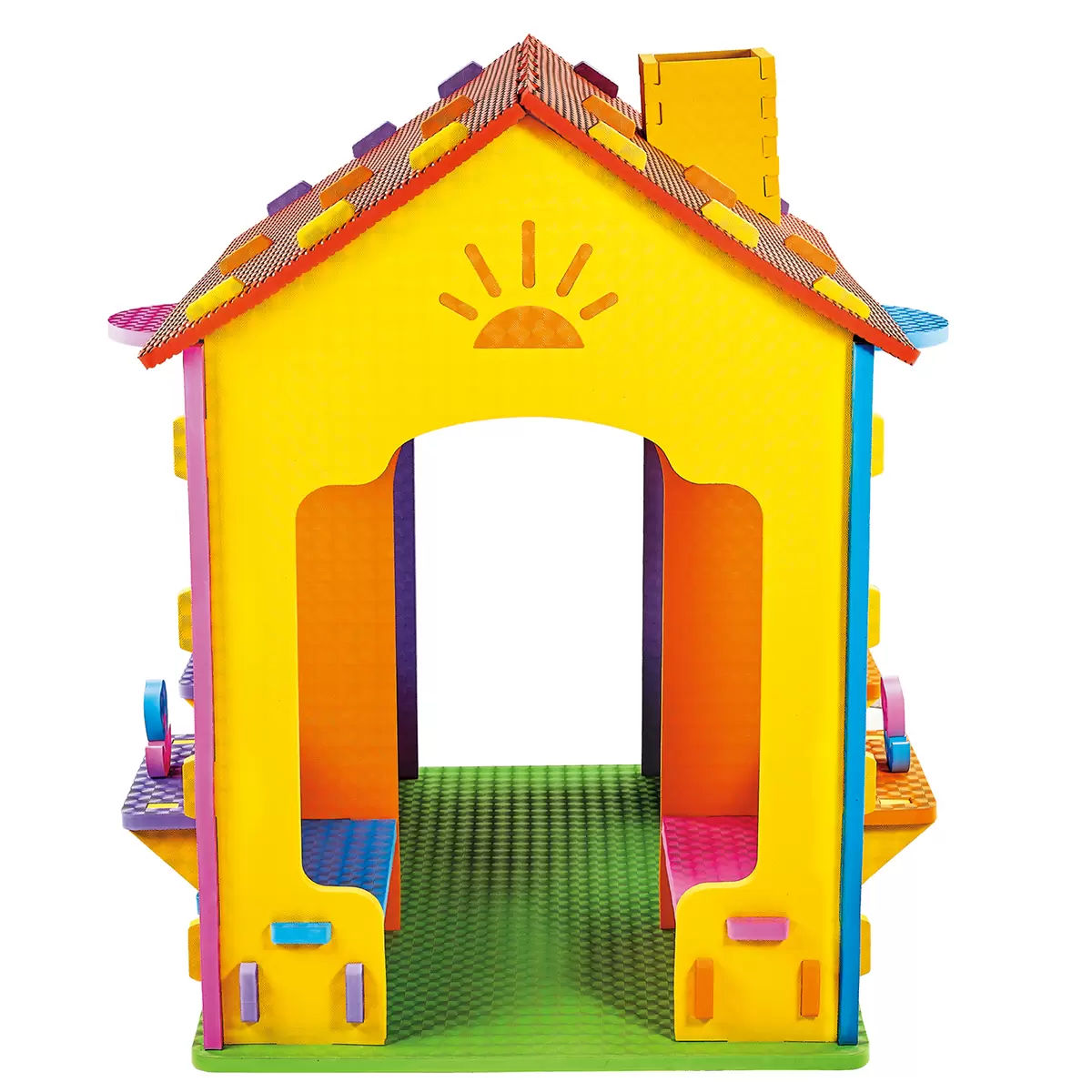 Funhouse EVA Foam Playhouse with Two Rooms for Creative Play - SuperSaverAU - view 3