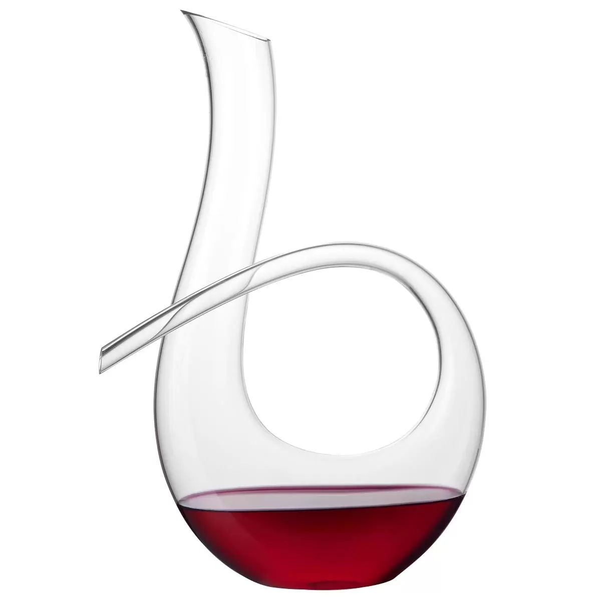 Elegant 1.2L Wine Decanter - Handcrafted Lead-Free Glass - SuperSaverAU - view 2