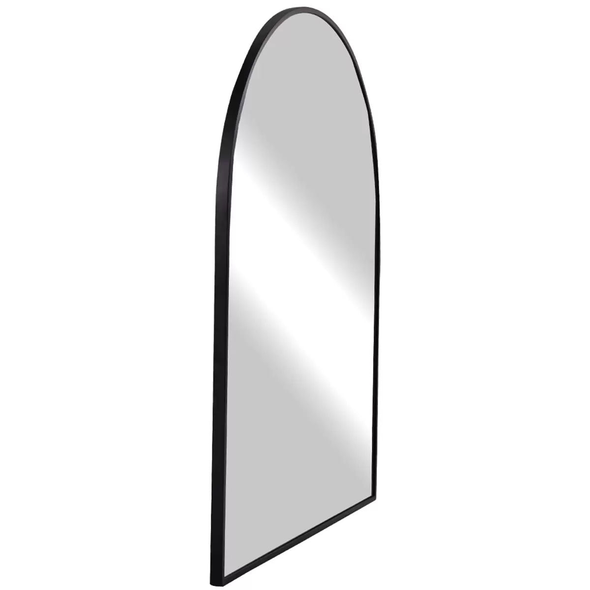 Archibald Wall Mirror 3 x 80 x 100 cm, Matte Black Frame, Modern Elegance - SuperSaverAU - view 1