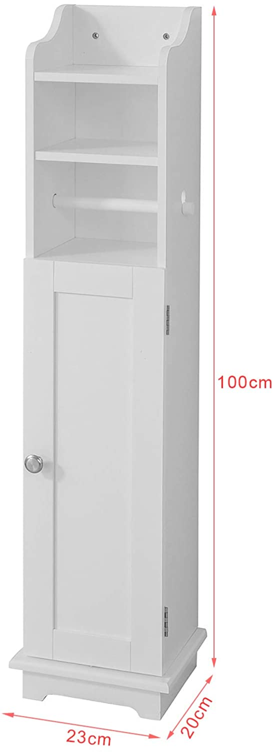 Freestanding Toilet Paper Holder with Storage and Brush Holder - SuperSaverAU - view 3