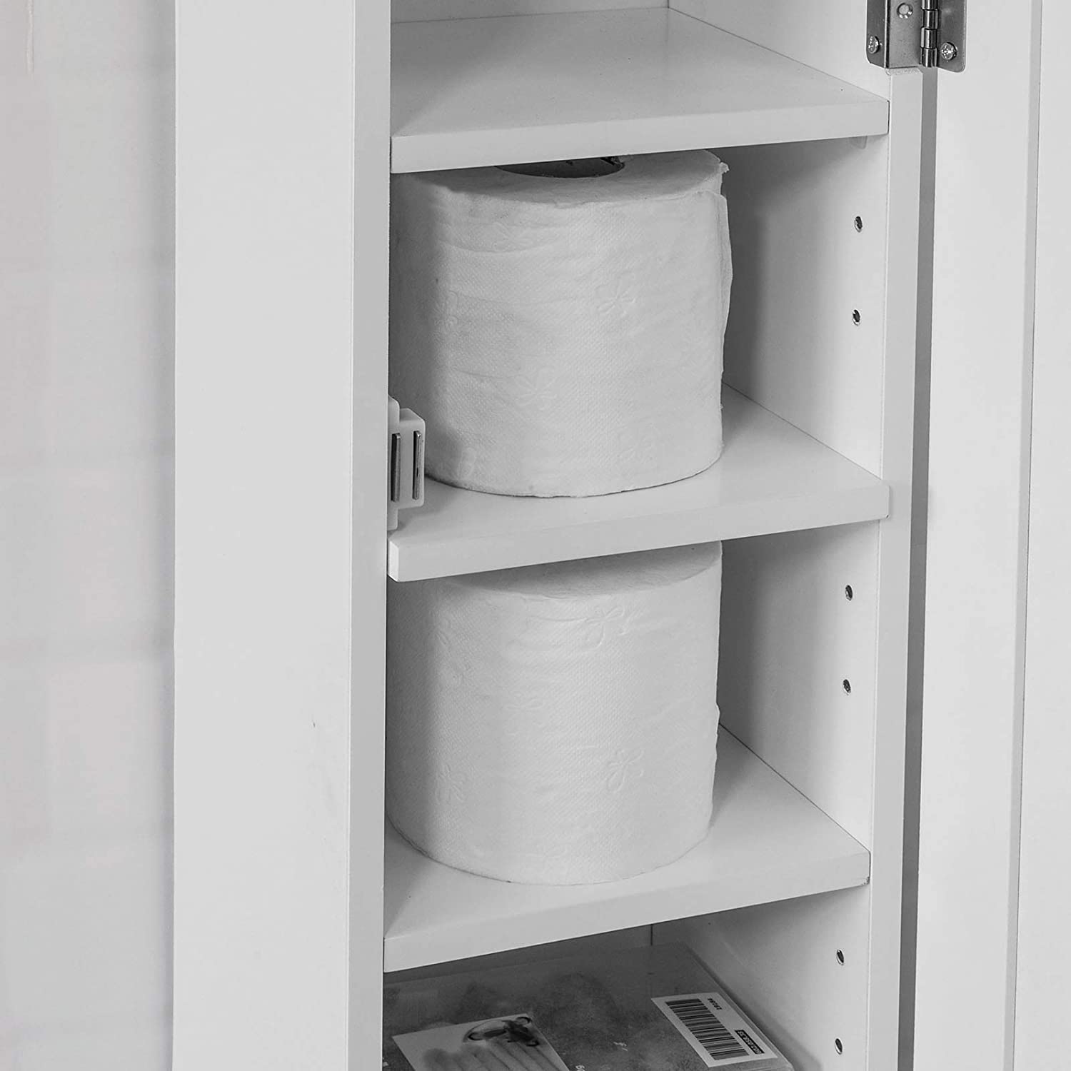 Freestanding Toilet Paper Holder with Storage and Brush Holder - SuperSaverAU - view 8