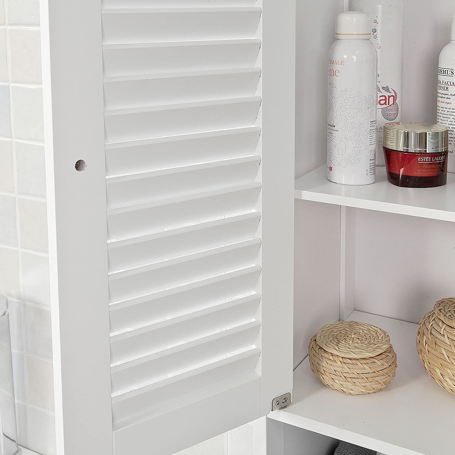 Freestanding Bathroom Cabinet with Adjustable Shelves and Drawer - SuperSaverAU - view 8
