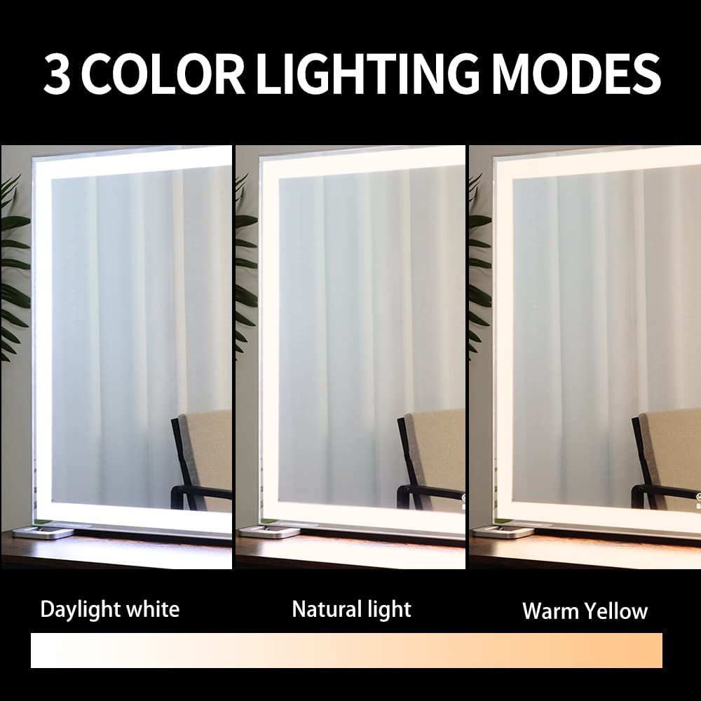 Premium Large Hollywood Makeup Mirror 92x68cm Smart Touch LED Vanity Mirror